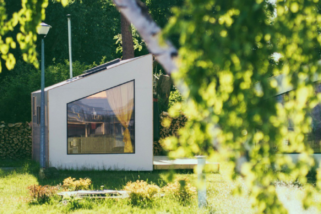 Ganzjähriges Glamping-Zelt am See